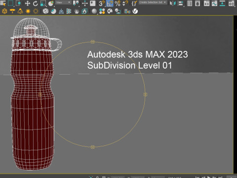 Bike Water Bottle 3D Model