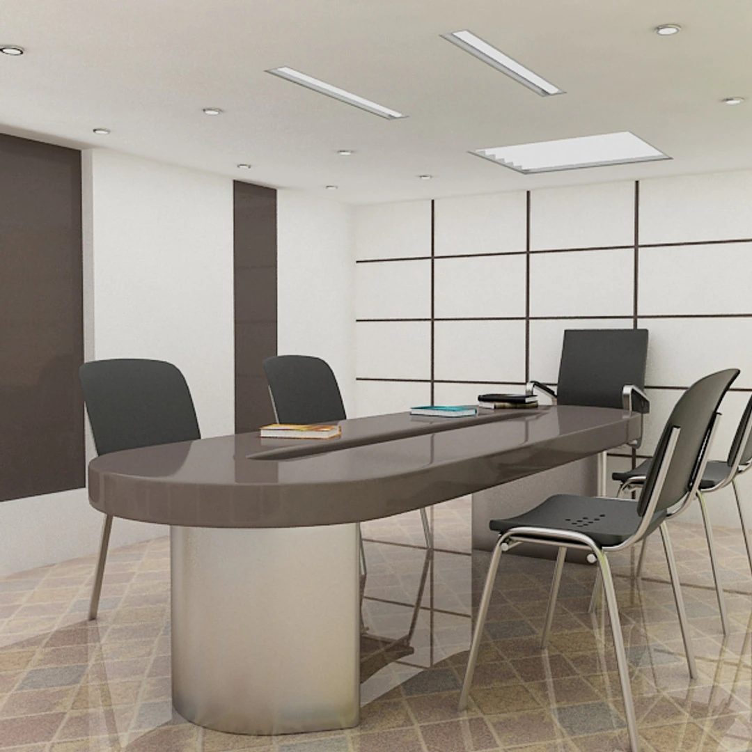 Office Room 3D Model .c4d .max .obj .3ds .fbx .stl .blend 