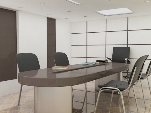 Office Room 3D मॉडल