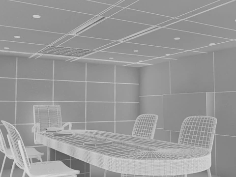 Office Room 3D Model