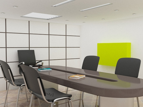 Office Room Modello 3D