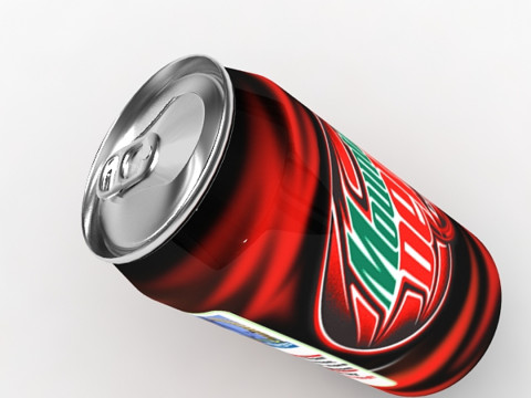 Mountain Dew Can 3D मॉडल
