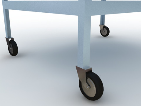 Medical Supply Cart 3D Model
