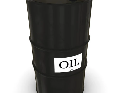 Oil Barrel 3D Model