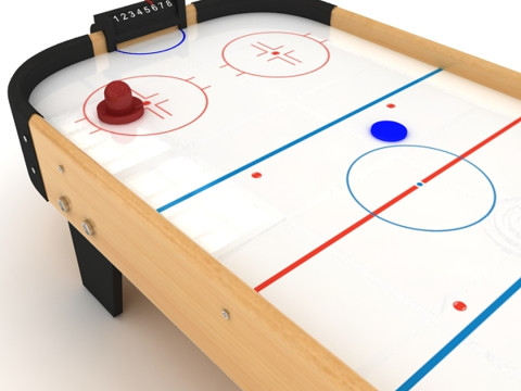 Small Air Hockey Table 3D Модель