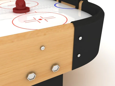 Small Air Hockey Table 3D Model