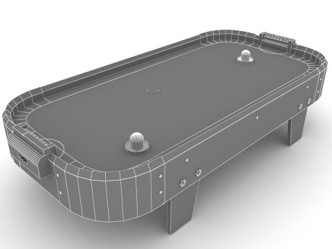 Small Air Hockey Table 3D Модель