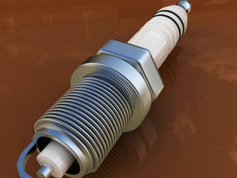 Spark Plug 3Dモデル