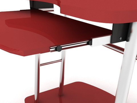 Fiber Computer Table 3Dモデル