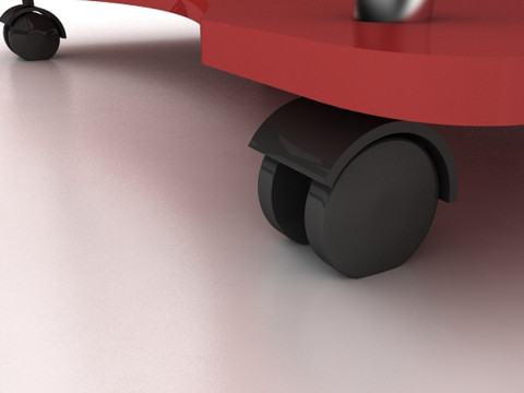 Fiber Computer Table 3Dモデル