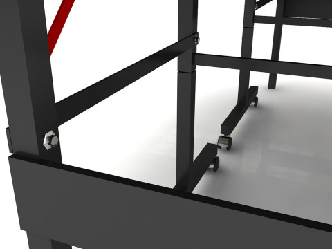 Table Tennis 3D Model