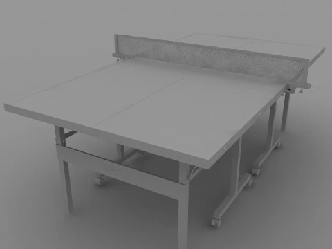 Table Tennis 3D Model