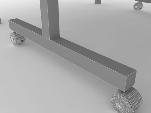 Table Tennis 3D Model