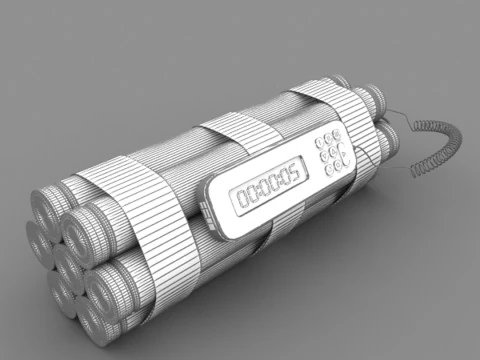 Time Bomb 3D Model