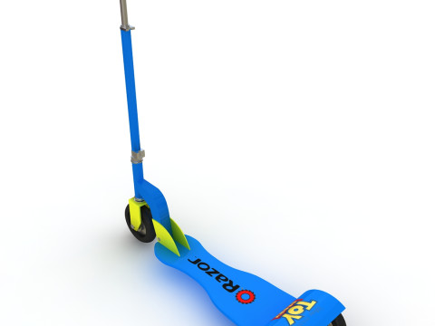 Toy Scooter 3D Model