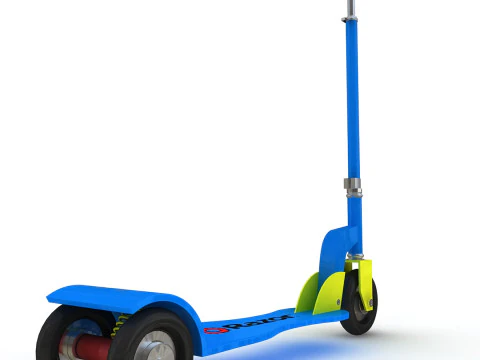 Toy Scooter 3D Model