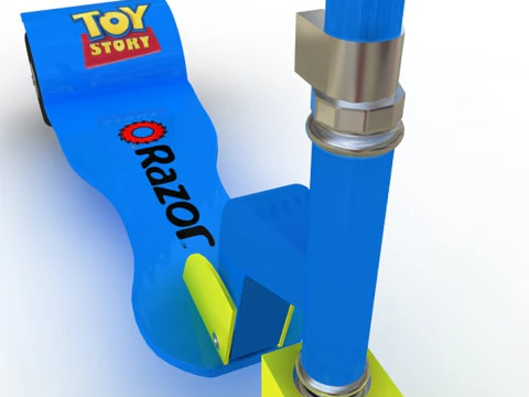 Toy Scooter 3D Model