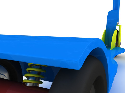 Toy Scooter Model 3D