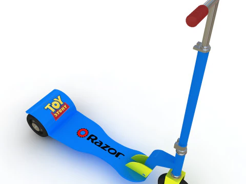 Toy Scooter 3D Model