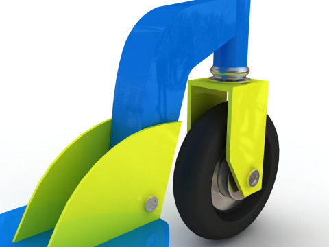 Toy Scooter Model 3D
