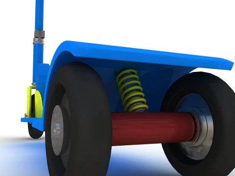 Toy Scooter 3D Model