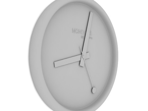 Simple Wall Clock 3D मॉडल