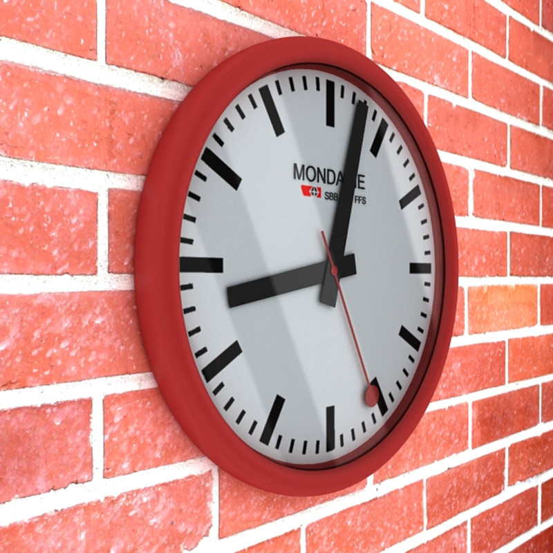 Simple Wall Clock 3D मॉडल .c4d .max .obj .3ds .fbx .stl .blend