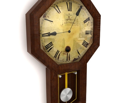 Historical clock Modello 3D