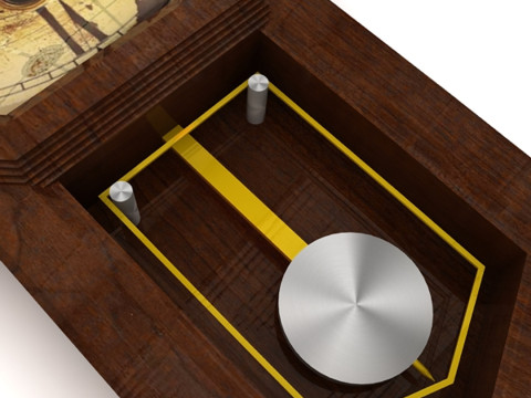 Historical clock Model 3D