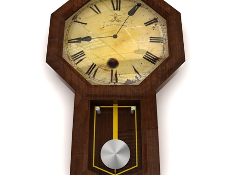 Historical clock Model 3D