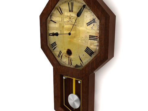 Historical clock Model 3D