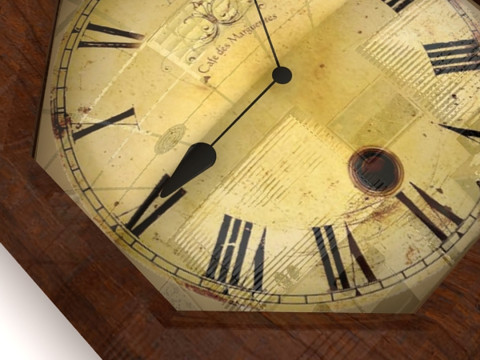 Historical clock Model 3D