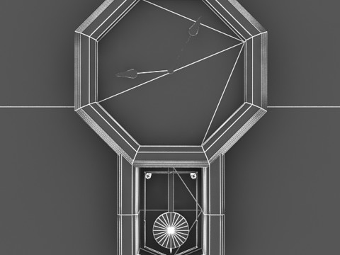 Historical clock Model 3D