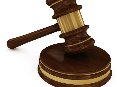 Wooden Gavel 3D Model