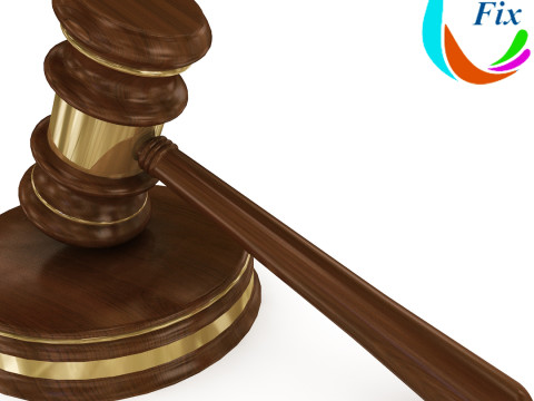 Wooden Gavel 3D Model