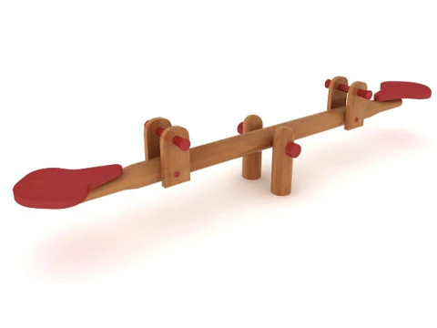 Wooden Swing 3D Model