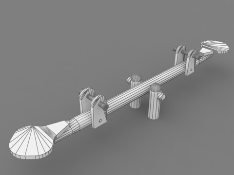 Wooden Swing 3Dモデル