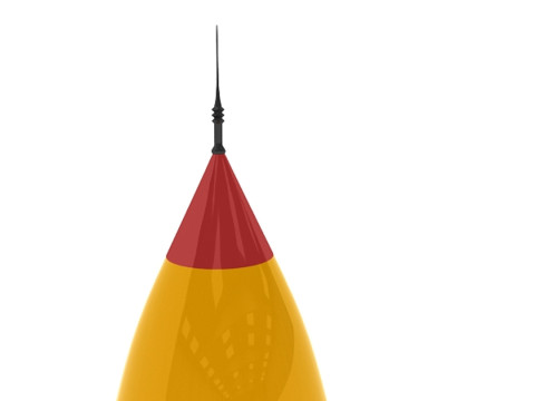 Retro Rocket 3D Model