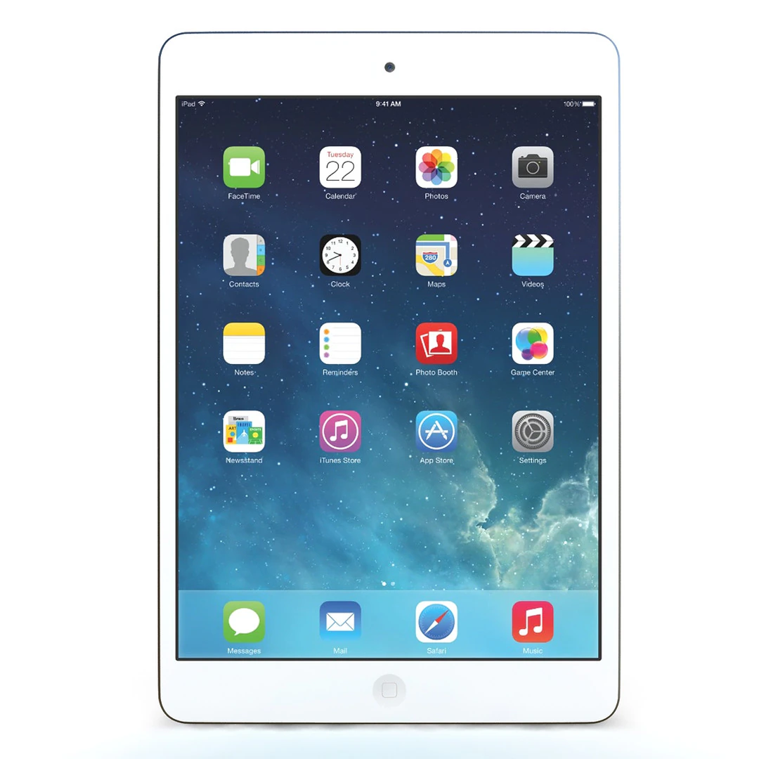 Apple Ipad Air 3D Model .c4d .max .obj .3ds .fbx .stl .blend 