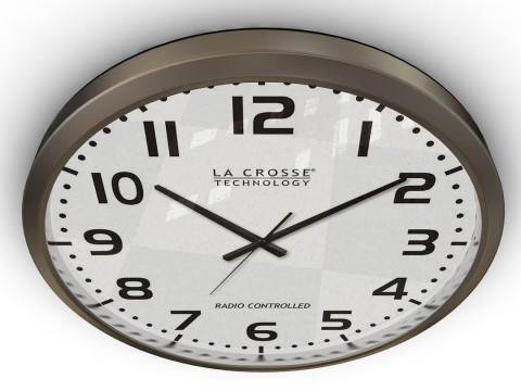 Silver Wall Clock Modèle 3D