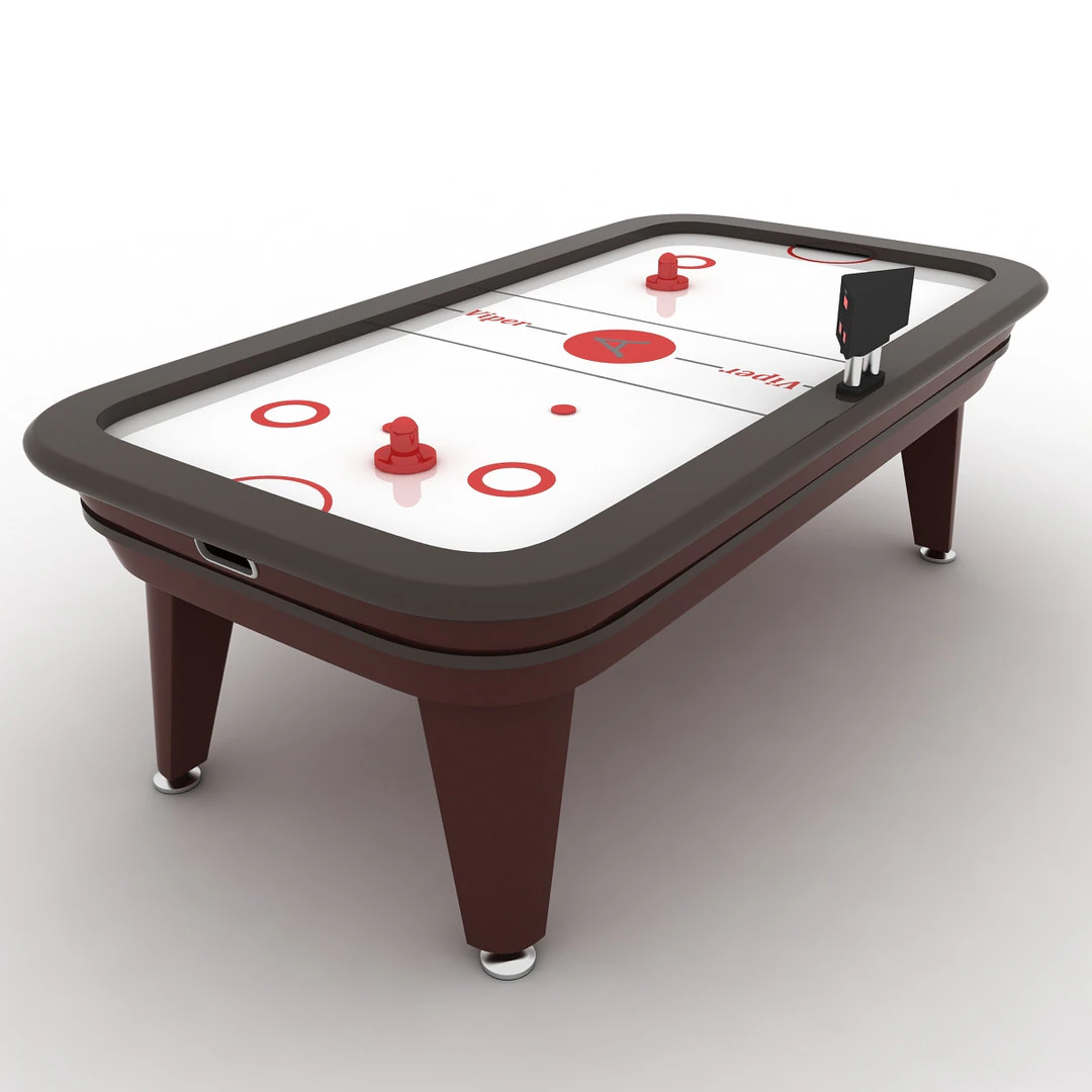 Air hockey table 3D Model .c4d .max .obj .3ds .fbx .stl .blend 