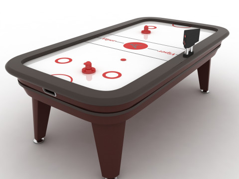 Air hockey table Modello 3D