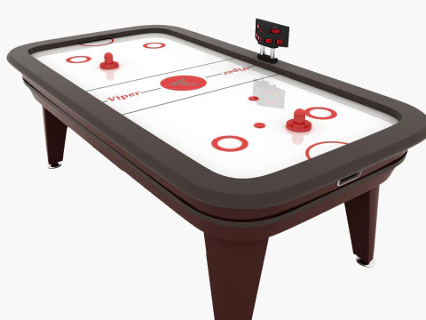 Air hockey table 3D Model