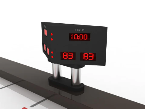 Air hockey table 3D Model