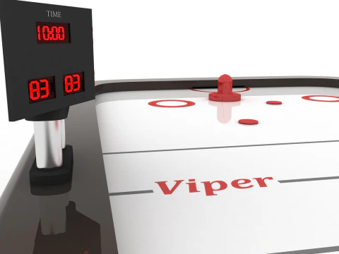 Air hockey table 3D Model