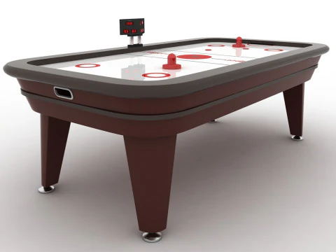 Air hockey table 3D Model
