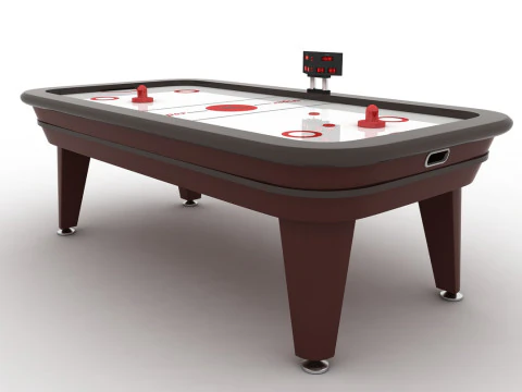 Air hockey table 3D Model