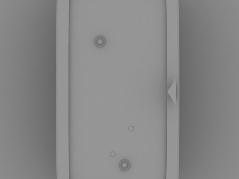 Air hockey table 3D Model