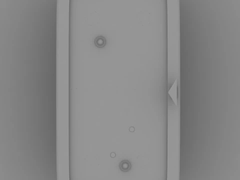 Air hockey table 3D Model