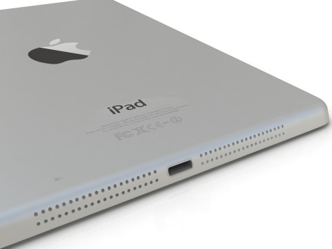 Apple iPad mini 2 silver 3D Model